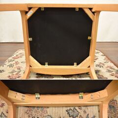 ≪yt1447ジ≫ アウトレット家具 ダイニングチェア 座面合皮 PROMPT M-2680 ② シンプル/おしゃれ/木製/ナチュラル 60417-06の画像