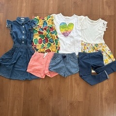 夏物▶︎子供服▶︎女の子▶︎おまとめ7点▶︎サイズ110