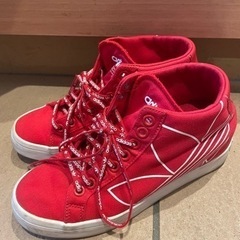 adidas ハイカットスニーカー　厚底　24.5  