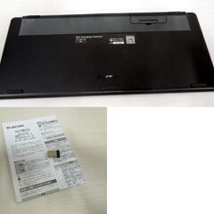 ELECOM Bluetooth ミニキーボード パンタグラフ式 薄型 マルチOS対応 日本語配列 ブラック TK-FBP100BK 札幌市東区 新道東店の画像