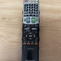 シャープ  リモコン  テレビ用