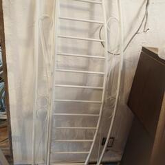 姫系ホワイトダブルベット　家具 ベッド