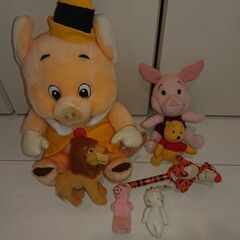 ディズニー、その他　③ぬいぐるみ７点　未使用　タグ付