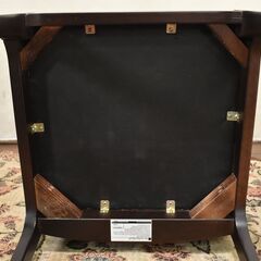 ≪yt1449ジ≫ アウトレット家具 ダイニングチェア PROMPT シンプル/おしゃれ/ダークブラウン系/木製/座面布張り 60415-15の画像