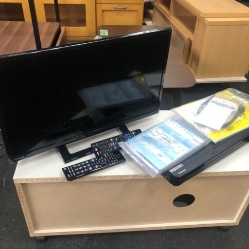 TOSHIBA REGZAテレビ　ブルーレイセット