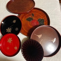 【無料】漆おぼん各種の画像