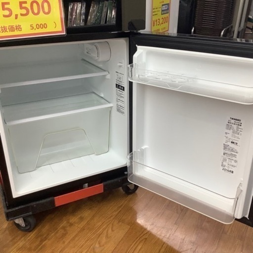  TWINBIRD 2ドア冷蔵庫 66L HR-D287 2016年製入荷いたしました！
