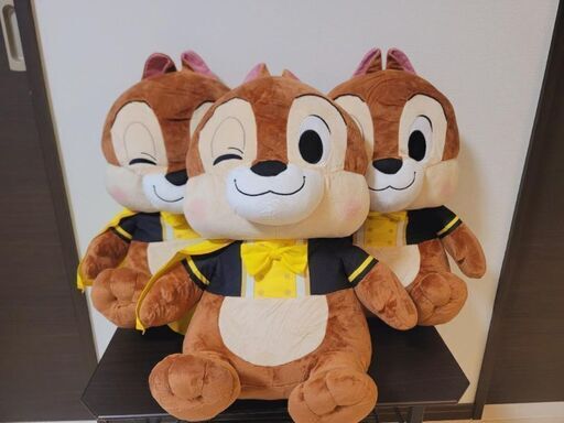 【新品タグ付き】#MY推しDAYS 超超BIGぬいぐるみ チップとデール 3個セット
