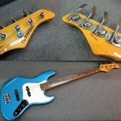 FERNANDES RJB-380 エレキベース BASS 4弦 楽器 ブルー系 ソフトケース