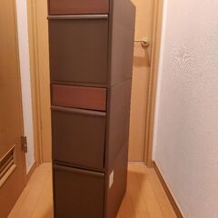 ゴミ箱三段