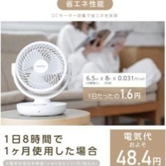 『お引き取り決まりました』サーキュレーターの画像