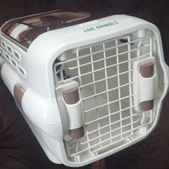 アイリスオーヤマ ペットキャリー Sサイズ ホワイト 猫・超小型犬用