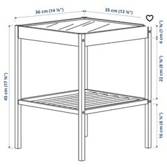 IKEA⭐︎サイドテーブルの画像