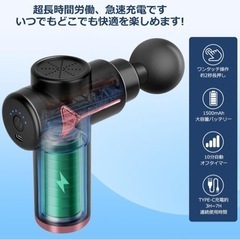 【新品】マッサージガン 全身リフレッシュ 筋膜リリースガンの画像