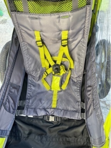 美品‼️インステップ1人乗り自転車トレーラーバイクトレーラーチャイルドトレーラーけん引シングルトレイクinSTEP?プロフ必読