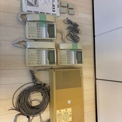 マルチビジネスフォン　本体&電話器3台セット