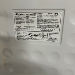 2017年Abitelax アビテラックス 112L 冷凍庫 ACF-112FEの画像