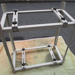 ☆エアコン室外機用据付架台 2段架台 室外ユニット2台用◆限られたスペースを有効活用