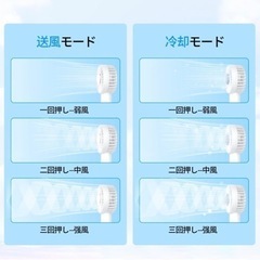 ★冷却プレート付き★未使用★ハンディーファン🍃の画像