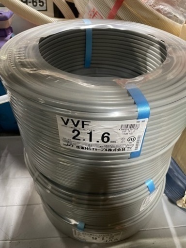 VVF1.6mm　2芯　100m