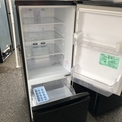 NO 211 🌈福岡市内配送設置無料✨🌈  2019年　三菱 【右開き】146L 2ドアノンフロン冷蔵庫 keyword キーワードブラック MR-P15EE-KKの画像