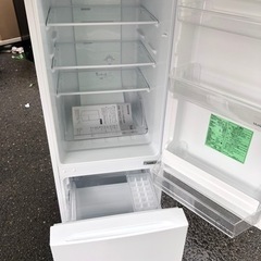 NO 214  🌈福岡市内配送設置無料✨🌈  2019年　ヤマダ電機 2ドア冷蔵庫 (156L・右開き) ホワイト YRZF15G1の画像