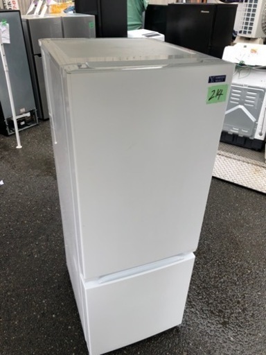 NO 214  福岡市内配送設置無料✨  2019年　ヤマダ電機 2ドア冷蔵庫 (156L・右開き) ホワイト YRZF15G1
