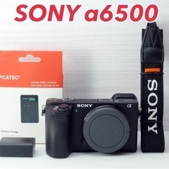 ★SONY α6500★S数約1660回●美品●Wi-Fi搭載●4K動画  1ヶ月動作補償あり！ 安心のゆうパック代引き発送！ 送料、代引き手数料無料！