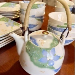 桂由美　花うたげ　食器セット　5人用　小鉢　茶碗　湯呑み　角皿　...