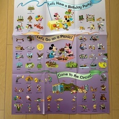 ディズニーWORLD ENGLISH 単語ポスターの画像