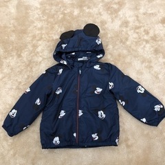 H&Mミッキー紺アウター☆100サイズ
