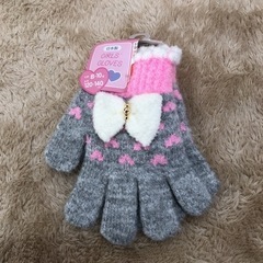 新品グレー手袋☆