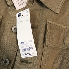 新品GUオーバーサイズジャケット☆140サイズの画像
