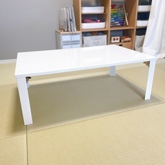 家具 机【ニトリ】折りたたみローテーブル