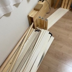 すのこベッド  高さ調節可能の画像