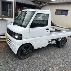 格安でカッコいい軽トラ　ミニキャブトラック　車検付き！