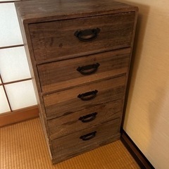 【受渡予定者決定】最終処分価格 昭和レトロ 桐 家具 収納家具 ...