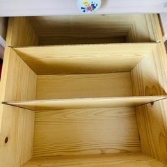 ☆カントリー学習机3点セット　アイボリー☆の画像