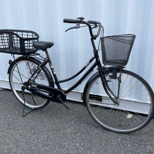 【都内/千葉市引取】ママチャリ 26インチ自転車 鍵/カゴ/ライト付 都内/千葉市引取】ママチャリ 26インチ自転車 鍵/カゴ/ライト付