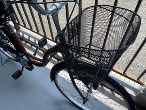 チャイルドシート付き自転車