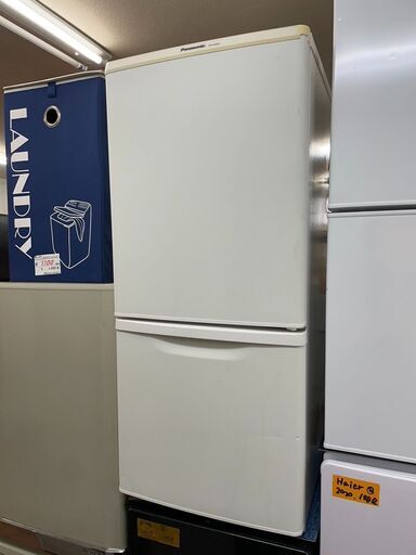 冷蔵庫　No.13496　Panasonic　2019年製　138L　NR-B14BW-W　※調整脚欠品【リサイクルショップどりーむ天保山店】