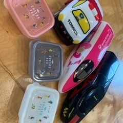 お弁当箱　セット　新幹線　トミカ