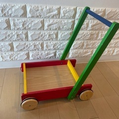 木製手押し車　おもちゃ おもちゃ 知育玩具