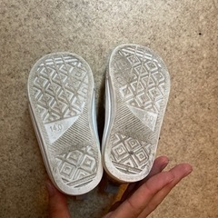 【決定】
ミッフィーちゃん　モコモコ　シューズ 14cm 記名ありの画像