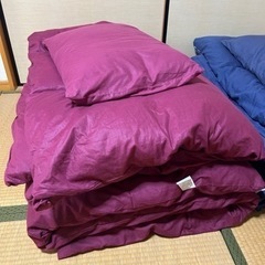 美品の布団セット　2人分の画像