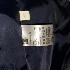🔚試着🆗最終　交渉可✨お早目にguネイビートレンチコートの画像