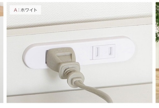 キッチンカウンター　白　食器棚