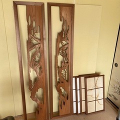 無料〜！　あげます！欄間　　障子　DIY 和室　