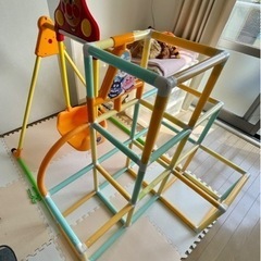 アンパンマン ジャングルジムうちの子天才ブランコパークDXの画像