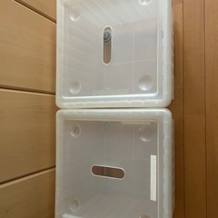 収納ケース 2個の画像